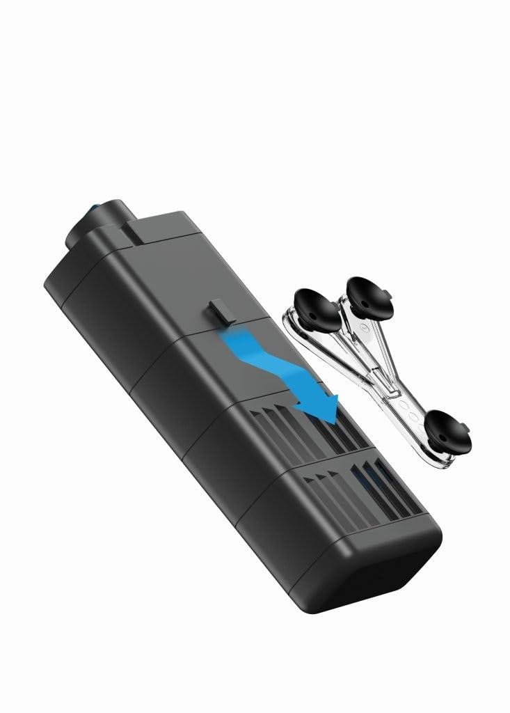 Oase EcoFlow 150, Filtre intérieur pour Aquarium de 150 litres, pour l'eau Douce et l'eau de mer, 8 W