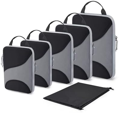 Bagsmart Compression Packing Cubes, Travel Bag Cruise Ship Essentials
