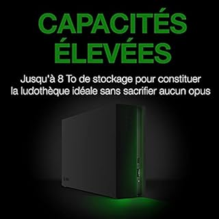 Seagate Game Drive Hub 8To, Disque Dur Externe HDD, USB 3.2, Deux Ports USB-C et USB-A, certifié Xbox, LED RVB, Services Rescue (STKW8000402)