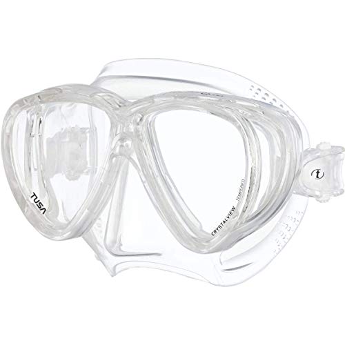 Tusa M-41 Freedom Quad Scuba Diving Mask, Translucent #TOP12