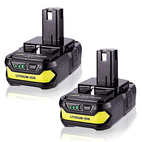 MASIONE 2Pack P102 3000mAh Batteries Replacement for Ryobi 18V Lithium Battery ONE+ P102 P103 P105 P107 P108 P109 P104 Cordless Tools Ryobi 18v Battery