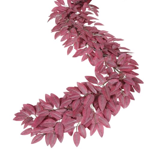 RECUTMS Artificial Gucalyptus Garland, Fall Foliage Vines UV Resistant