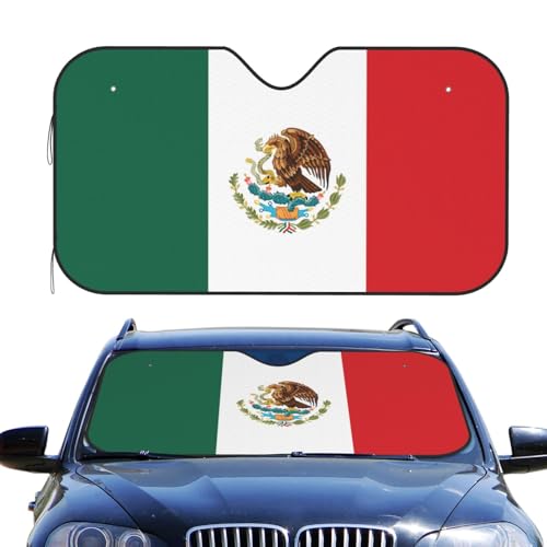 Couverture pare-brise avant voiture Mexique pliable anti-chaleur habitacle