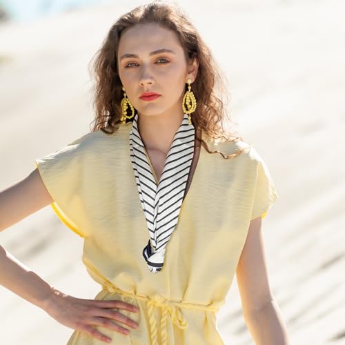 Long Silk Like Head Scarf Women's Fashion-Scarf Bags for Women Handbag Scarfs Band Hair Neck Scarves Fashion Gifts2