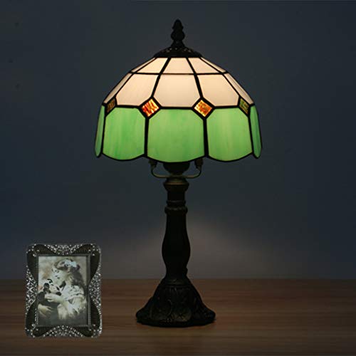 Lampe de chevet rétro Tiffany LANMOU, le cadeau vintage parfait pour la maison