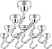 Jieddey Gancio Magnetico,Ganci Magnetici 10 PCS Calamita Potente Magneti Gancio Magnete Neodimio per Frigorifero Porte Armadi Supporto da Soffitto Chiavi Cucina Ufficio