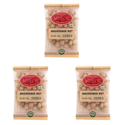 Image of Miltop Macadamia Nuts, 100g (Pack of 3)