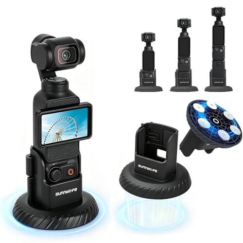 DIANX For DJI Osmo Pocket 4 �J�����p���C�}�E���g�x�[�X ���͎���6���� for �|�P�b�g4 ���C�X�^�r���C�U�[�x�[�X �A�_�v�^�[�}�E���g �萫 �����h�~ ���/�n��/�ԍړK�p �����^�ѕ֗� for Pocket 4 �Œ�u���P