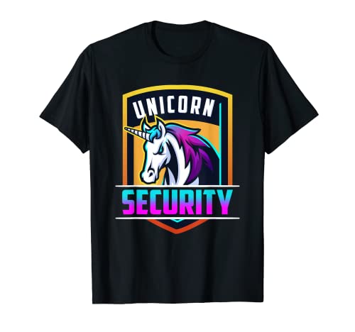 Unicorn Security – Regenbogenfarben, Einhorn-Liebhaber T-Shirt
