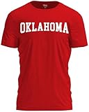 TeeStock Oklahoma T-Shirt – Bold Sport State Letters Tee for Fans and Game Days