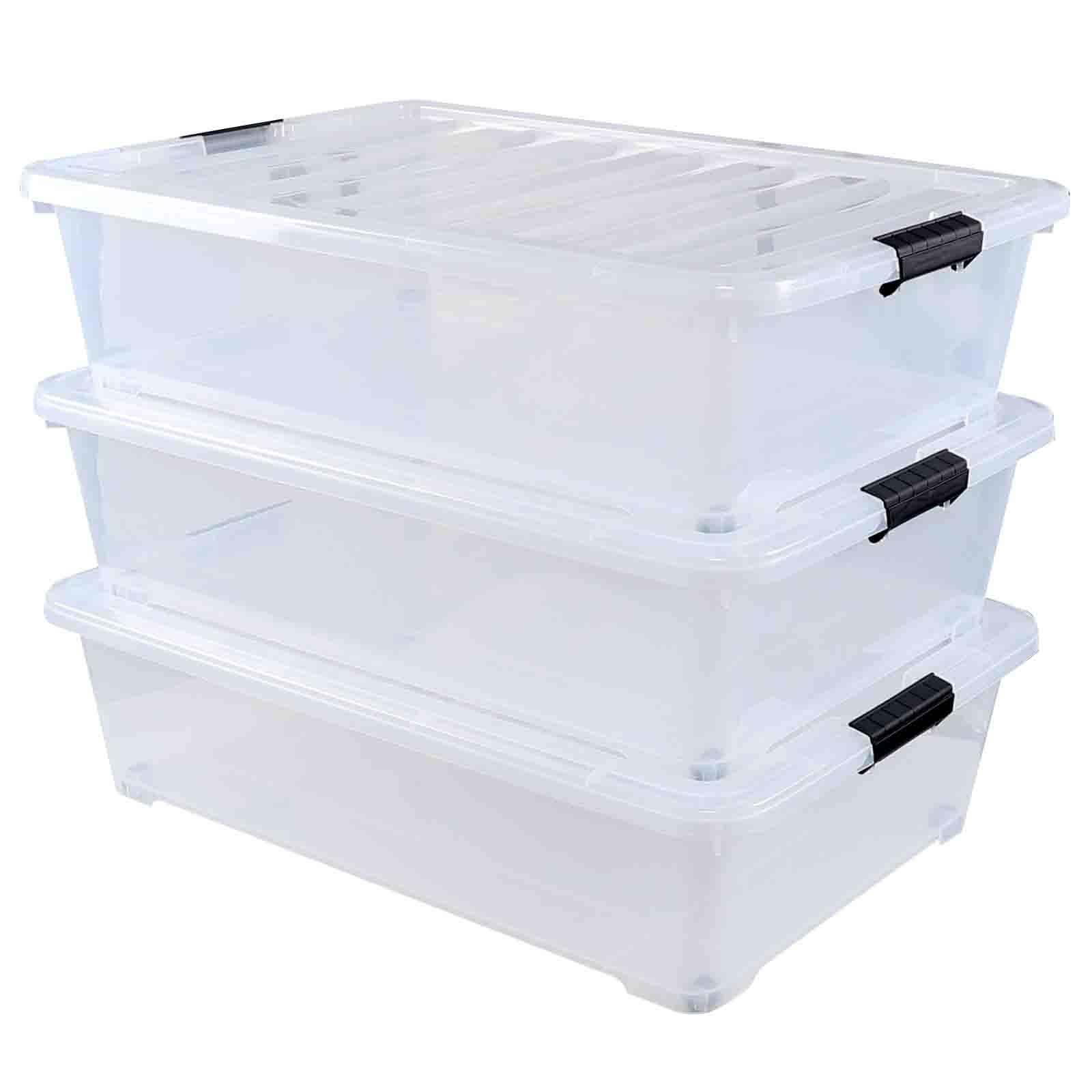 Ubuy Clear 50 Gallon Storage Bin 27 Gallon Storage Bins With Lids