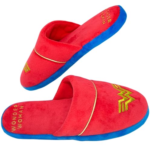 Pantufa Chinelo Mulher Maravilha Logo Wonder Woman Warner Dc (P)