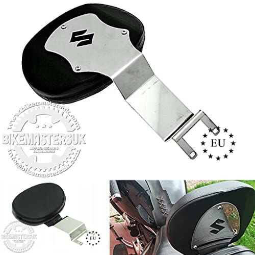 BM UK | VS800 | Moto Chrome Rider Siège Conducteur Dossier Soutien Dos Confortable Coussin Repose-Siège - Suzuki Intruder VS800 | VS750 | VS700 | VS600 Intruder | S50 Boulevard Cover