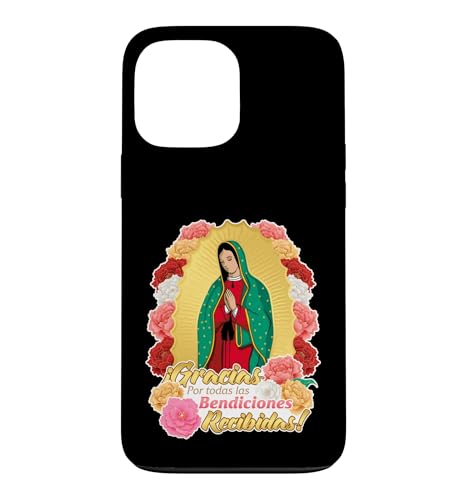 Our Lady Virgen De Guadalupe Saint Virgin Mary Roses Flowers �X�}�z�P�[�X iPhone 13 Pro Max �p