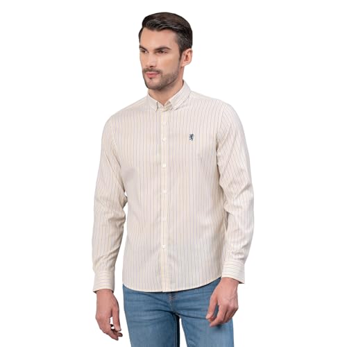 Image of Red Tape Striped Regular Fit Shirt For Men | Comfortable & Stylish