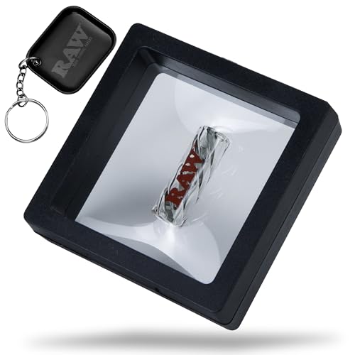 RAW Rolling Turbo Glass Filter Tips 10mm + Limited Edition RAW Tiny Matte Black Murder'd Tray Key Chain - Reusable & Heat-Resistant