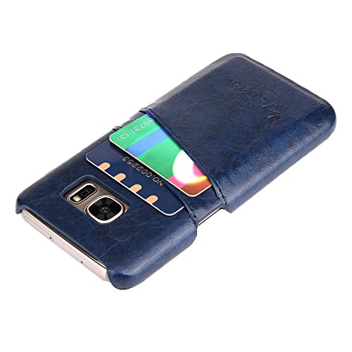 Capook – Capa para Galaxy S7 Edge/ G935 de couro com textura de cera de óleo com compartimentos para