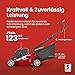 Mountfield HP41 Petrol Lawnmower, Hand-propelled, 39cm cutting width, 123cc ST120 Autochoke petrol engine, Up to 250m², Includes 40L grass collector
