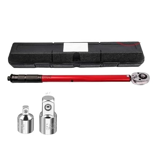 Guochenjie 5-60N.m Adapter Allen Key Set 2-210N. M Torque Wrench 1/2 3/8 1/4 Reversible Ratchet Torques Key Bicycle Motorcycle Car Automotive Tool Hand Tools(5-60N.m Adapter)
