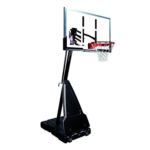 Spalding E68562 NBA Portable Basketball System - 60" Acrylic Backboard