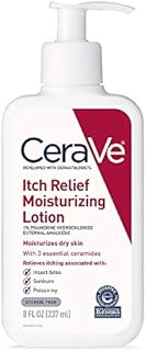 CeraVe Moisturizing Lotion for Itch Relief | Anti Itch Lotion with Pramoxine Hydrochloride | Relieves Itch with Minor Skin Irritations, Sunburn Relief, Bug Bites | 8 Ounce
