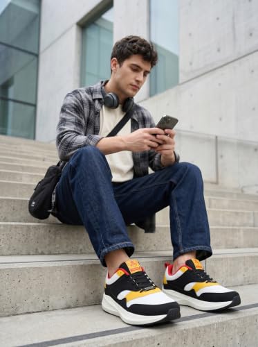 Image of OFF LIMITS Stussy (Memory Tech) Casual Sneakers for Men with Memory Foam Insock, Synthetic Upper and Phylon /TPR Sole, Stylish Lace-Up Shoes Outings