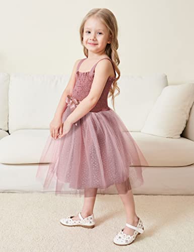 Toddler Baby Girls Layered Tutu Dress Sleeveless Princess Tulle Sundress For Wedding Birthday Party 2-6T #TOP2