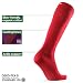 DANISH ENDURANCE Calcetines de Compresión de Algodón Orgánico Pack de 1 (Rojo,...