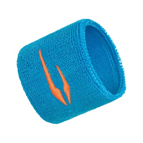 Image of DSC 2.5-Inch Cotton Sports Wristbands - Professional Cotton Terry Towel Sweat-Absorbent Athletic Sweatbands for Cricket, Gym, & Tennis (1 Pair) (Peacock Blue)