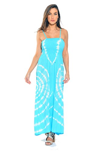 Image of Riviera Sun Maxi Summer Dress for Women Long Sundress with Removable Straps