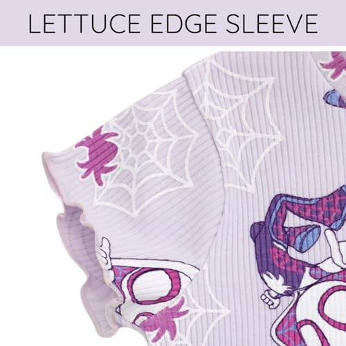 Image of Marvel Spidey and His Amazing Friends Girls' 2-Piece Tee and Bike Shorts Set for Baby & Kids