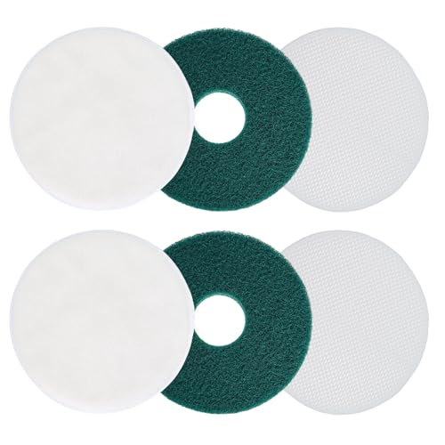 12" Commercial 437.056 Cleaning Orbiter Pad +Microfiber Carpet Bonnet+Floor Buffer