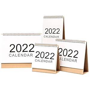 2021-2022 Bureaukalender – Staande Flip 2021-2022 Desktop-kalender Met Dik Papier, September 2021 – December 2022, Memo…
