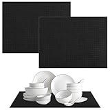 2 Piezas Alfombrilla Escurreplatos de Microfibra,Alfombrilla de Secado de...