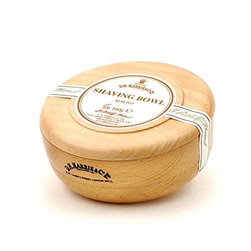 D R Harris Almond Shaving Soap in Beech Bowl (100g)