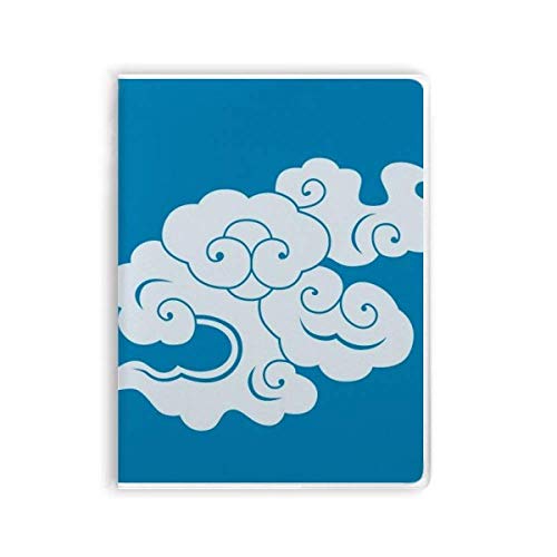 Carnet de notes souple Painting Culture au design nuage blanc pour écriture fluide