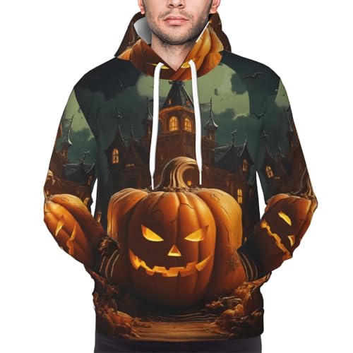 Sweat à capuche confortable en polyester pour fêter Halloween tout en restant actif