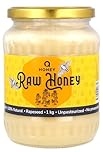 Pure Raw Rapeseed Honey, Unpasteurised, Natural, Directly from The Hive 1 kg, Unfiltered and Unheated