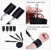 Bondaged Restraints Sex Spreaders Queen Bed Set for Women Sex Tie Downs Under Mattress for King Bed Hand Leg Cuffs Wrist Bed Straps Handcuffs Set Sex Cuff Bracelets for Bedroom Adult Play Toy Sweater