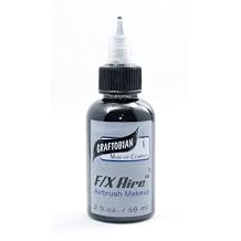 Graftobian F/X Aire Airbrush Make-Up - Black 2oz