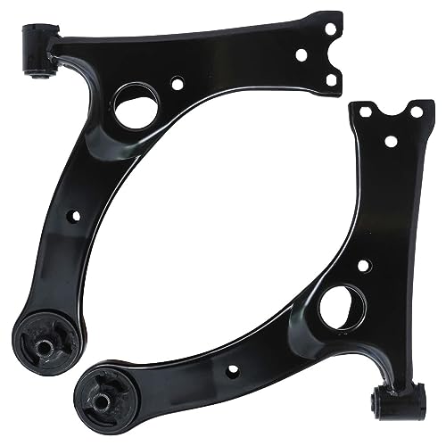 Image of Detroit Axle - 6pc Front End Control Arms Kit for Toyota Rav4 01-05, 2 Outer Tie Rods 2 Lower Control Arms 2 Ball Joints 2001 2002 2003 2004 2005 Replacement