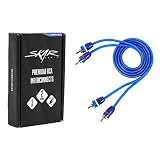 Skar Audio 3-Foot 2-Channel Twisted Pair RCA Interconnect Cable - SKAR2CH-RCA3