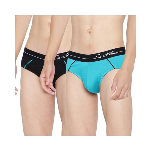 Image of La Intimo Cotton Power Solid Brief for Men Innerwear | Antimicrobial Underwear for Men