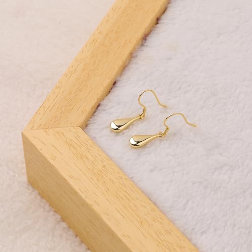 ToHeart Gold Dangle Earrings for Women Small Gold Hoop Earrings3