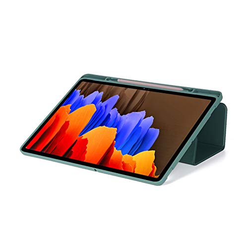 Image of Arbuda flip Cover for Xiaomi Pad 6 (11 inch) Faux Leather Smart flip case Cover Tri Fold Pen Holder with (Auto Sleep /Wake) -Green
