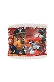 Einheitsgröße Paw-Patrol Chase & Marshall Schlauch-Schal Snood Bandana Loop Fleece Weiß