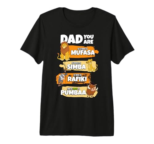 T-shirt Homme Disney Le Roi Lion avec motif Word Stack premium durable
