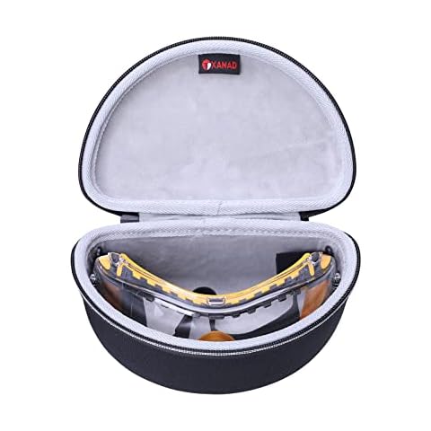 XANAD Case for DEWALT DPG82 Safety Goggles,Hard Carrying EVA Storge Bag Compatible with DPG82-11C, DPG82-21 and DPG82-21D,Gray Cover