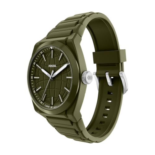 Image of Fossil Men's Everett Quartz Stainless Steel Watch, Three-Hand Watch for Men