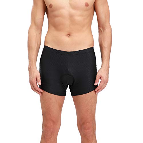 mewmewcat Homens Bicicleta Calções Acolchoados Ciclismo 3D Roupa Interior Acolchoada Calções de Cicl